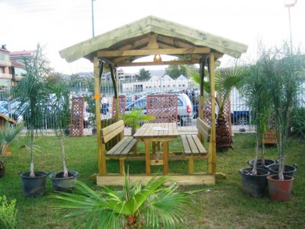 Kit Tavolo Tettoie Posto Auto in Legno